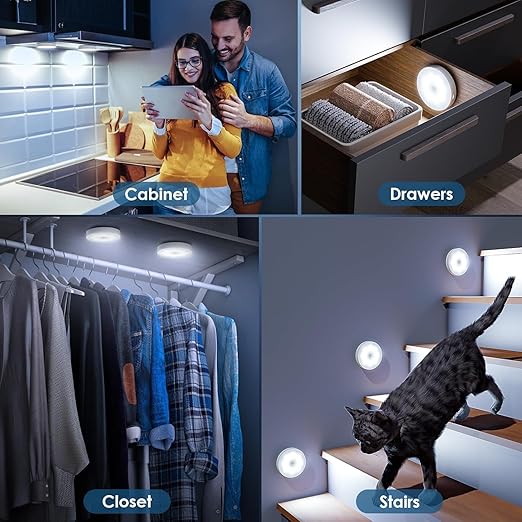 Rechargeable Motion Sensor Night Light (3 Pc)