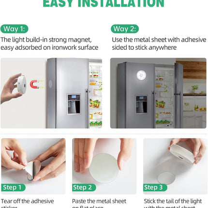 Rechargeable Motion Sensor Night Light (3 Pc)