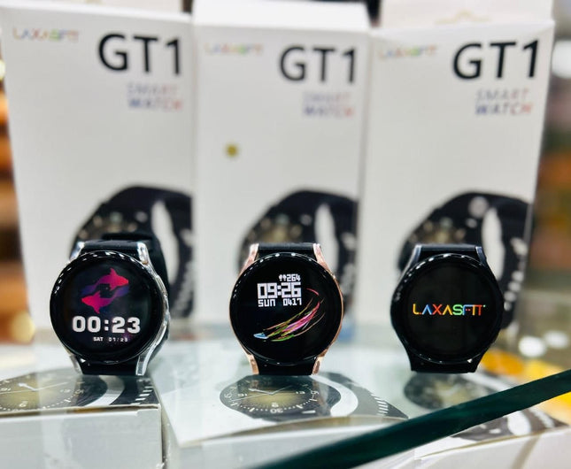 GT1 Round Dial Bluetooth Calling Smart Watch -