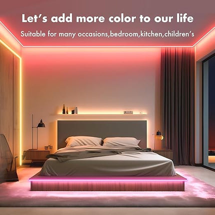 3M RGB LED Strip Lights, LED Mood Lights (2 Set)