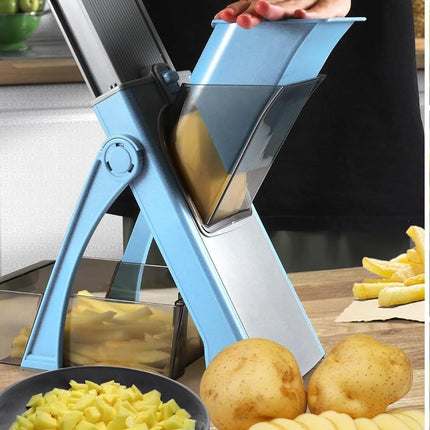 Vegetable Slicer for Slices, Dices, Julienne & Fries, Finger-Safe
