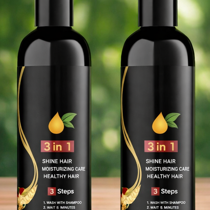 Unisex Herbal Black Hair Dye Shampoo for Grey Hair Coverage Shampoo 3 in 1 (100ml)