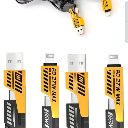 4 in 1 multi fast charger cable