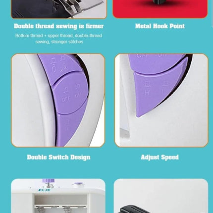 ORLOV® Sewing Machine for Home Tailoring, Silai Machine for Home, Sewing Machine Mini, Sewing Machine, Stitching Machine for Home, Tailoring Machine