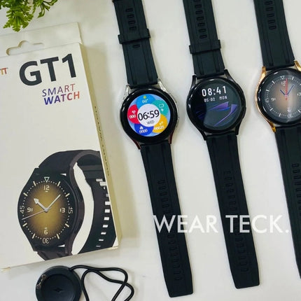 GT1 Round Dial Bluetooth Calling Smart Watch -