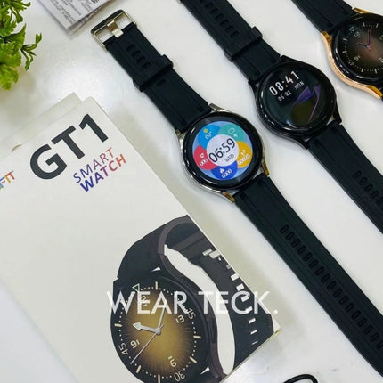 GT1 Round Dial Bluetooth Calling Smart Watch -