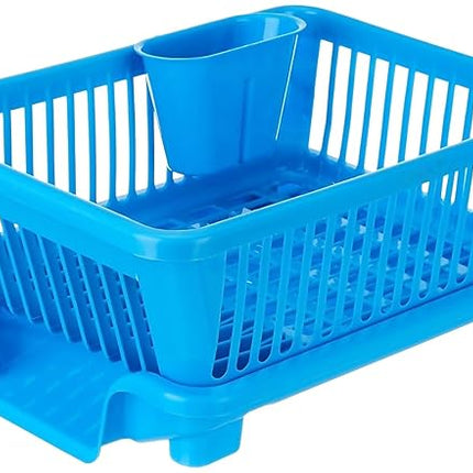 Dish Drying Rack | 3 in 1 Heavy-Duty Dish Drainer Basket with Drain Tray
